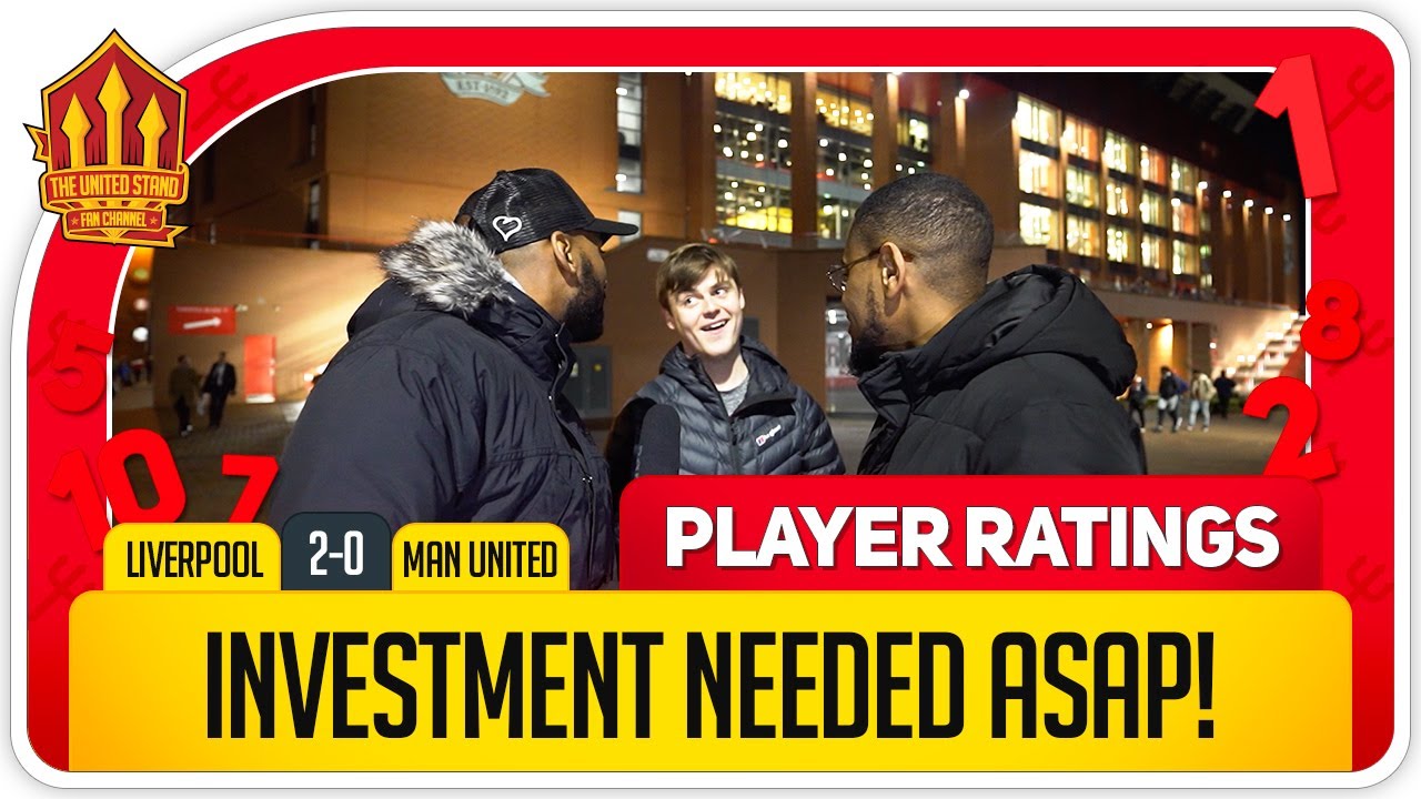 Liverpool 2-0 Manchester United Player Ratings