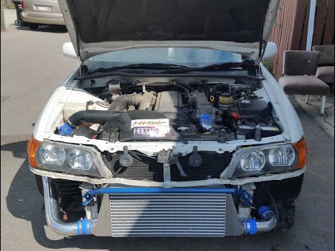 1999 Toyota Chaser Front Mount Intercooler Install!