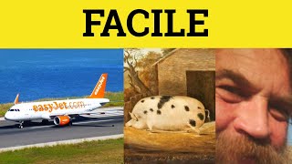 🔵 Facile - Facile Meaning -Facile Examples - Autoantonyms - Facile in a Sentence