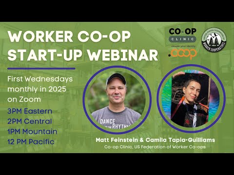 How to Start a Worker Cooperative Business -- USFWC Co-op Clinic