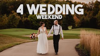 How I Do 4 Weddings in One Weekend (Wedding photography and videography)