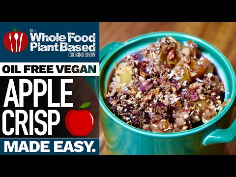 TASTY VEGAN APPLE CRISP 🍎 Dive into sugar-free comfort food!