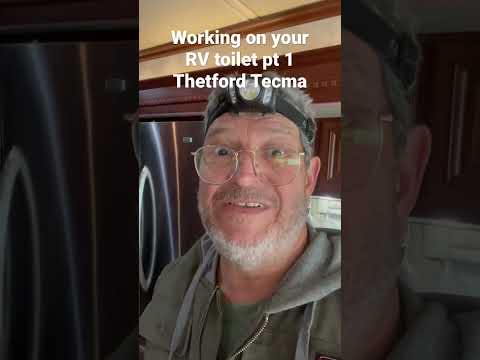RV toilet repair pt 1. Thetford Tecma
