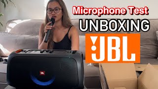 UNBOXING : JBL PartyBox On The Go With Wireless Microphone