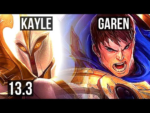 KAYLE vs GAREN (TOP) | 2.6M mastery, 5/0/1, 1500+ games | KR Master | 13.3