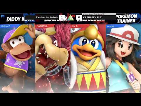 The Climb Doubles Winners Quarter Finals - Rambo/JumboJack (Blue) vs Cabbage/Sir Z (Red)