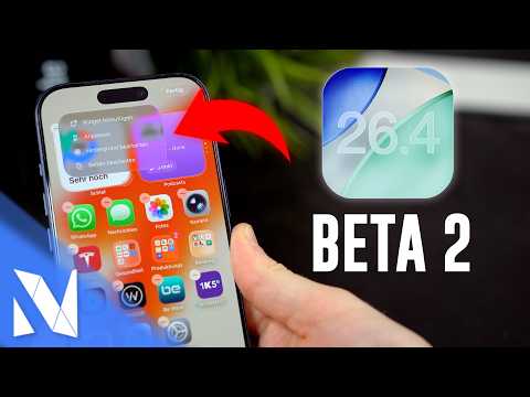 iOS 26.4 Beta 2 - Was ist neu? (Liquid Glass, RCS, Einstellungen, ...) | Nils-Hendrik Welk