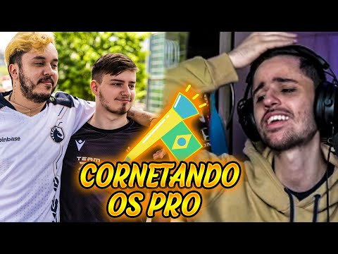 LIQUID TOMOU DA BDS E A CASA CAIU! - CORNETANDO OS PRO