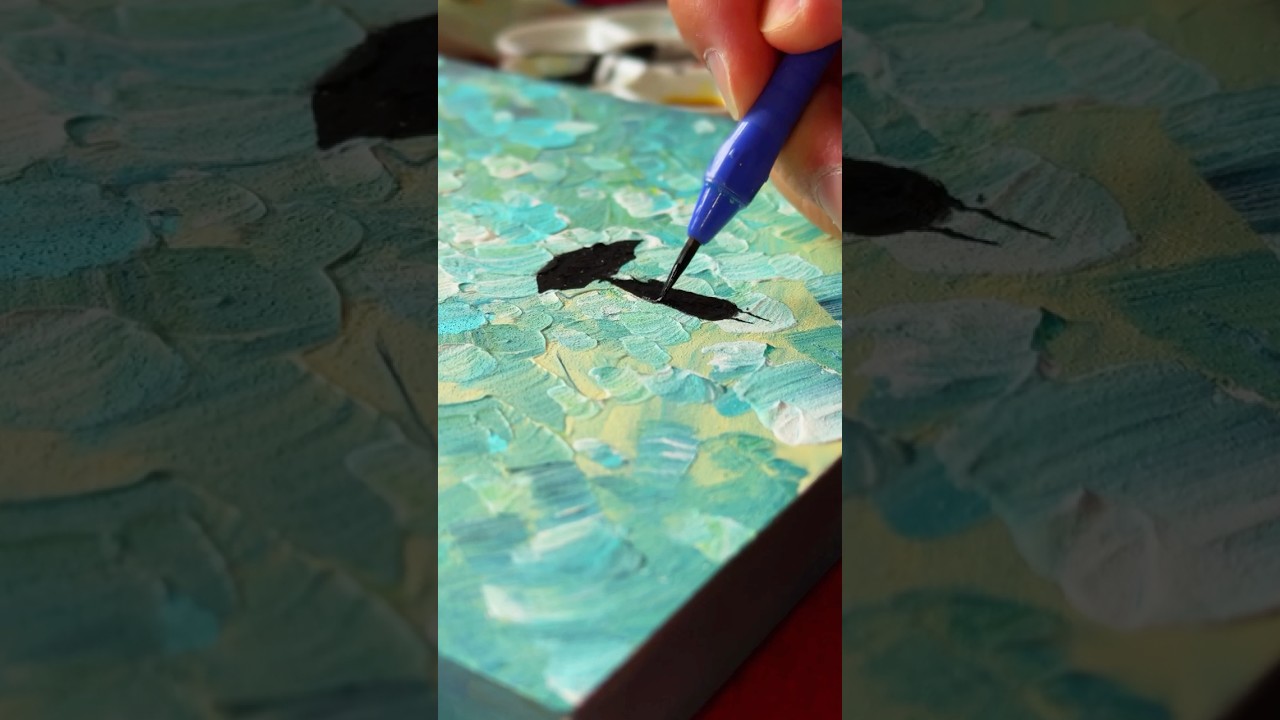 雨｜詩太（うーた）［ASMR］#acrylicpainting