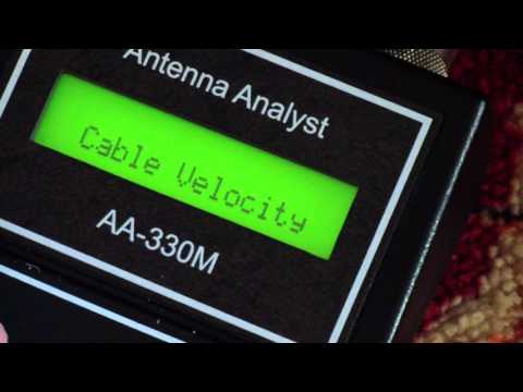 Работа с антенным анализатором АА-330