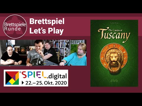 The Castles of Tuscany (alea) - Let's Play zur SPIEL.digital