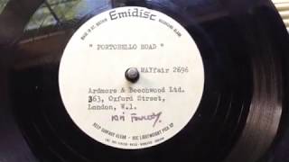 Cat Stevens / Kim Fowley &quot;Portobello Road&quot; UK 1966 Demo Version Acetate, Psych, Folk Rock !!!