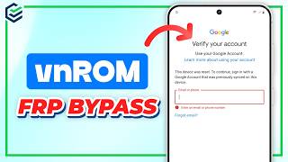 VNROM Bypass 2026 | How to REMOVE Google FRP Lock on Android | 2 Ways