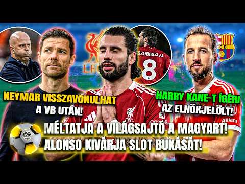 Szoboszlait isteníti a VILÁGSAJTÓ! 😏 Ő lehet a Liverpool új kapitánya! Alonso Slot KIRÚGÁSÁRA vár!