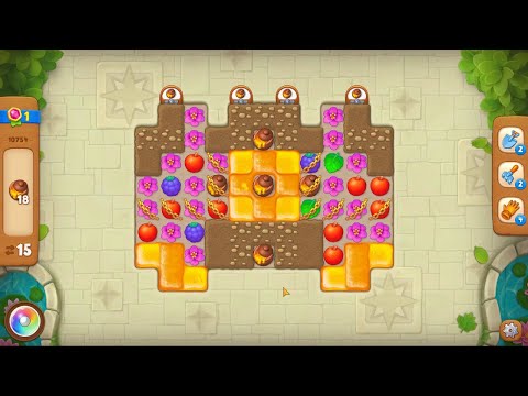 Gardenscapes level 10754 No Boosters Gameplay