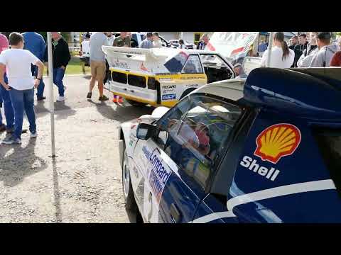 Audi S1 Quattro Evo 2 & Ford RS200 Group B Rally cars walk around in detail
