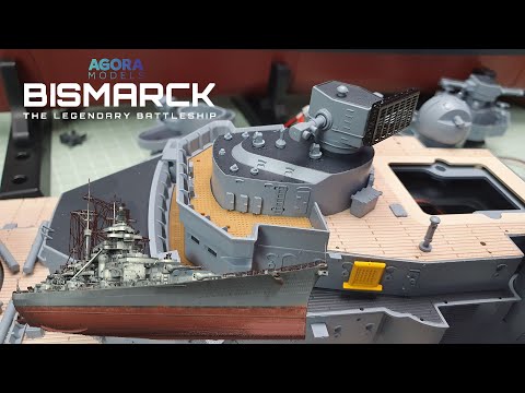 Agora Model's Bismarck: The Legendary Battleship - Pack 4 - Stages 33-44