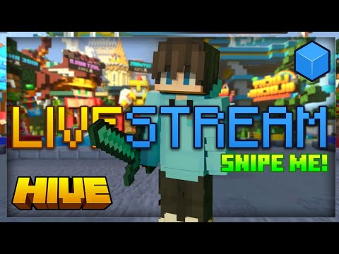 SoapMC - Live🔴| EPIC SNIPING in Cubecraft and Hive!