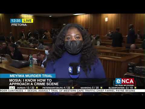 Meyiwa Murder Trial Mosia continues to testify