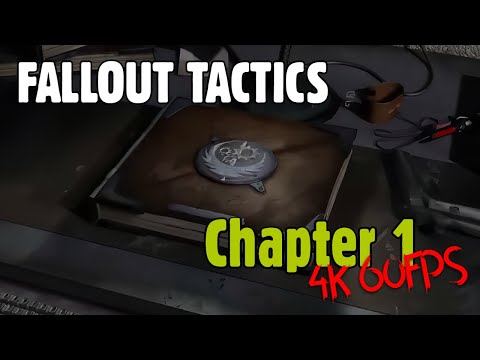 Fallout Tactics -  BoS Chapter 1 - Cutscene // 4K, AI Restored