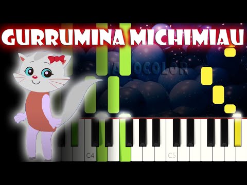 Gurrumina Michimiau | Piano Cover | Tutorial | Karaoke