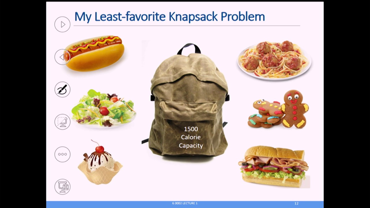 1. Introduction, Optimization Problems (MIT 6.0002 Intro to Computational Thinking and Data Science)