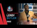 LeRoy Butler Full Hall of Fame Speech | 2022 Pro Football Hall of Fame | NFL