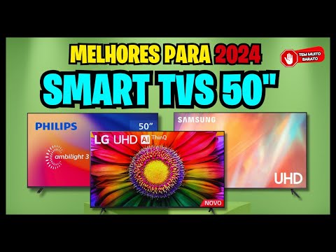 🏆Top 3 Melhores TV 50 Polegadas Custo Benefício 2024/Qual a Melhor Smart TV 4K?