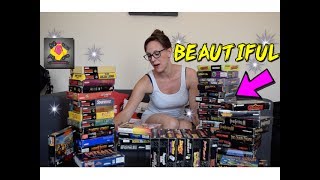 MASSIVE Super Nintendo Collection & SNES Gems | Mega Man X, Secret of Evermore | TheGebs24