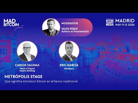 MadBitcoin Summit 2026 Panel moderado por Jesus Perez Sanchez