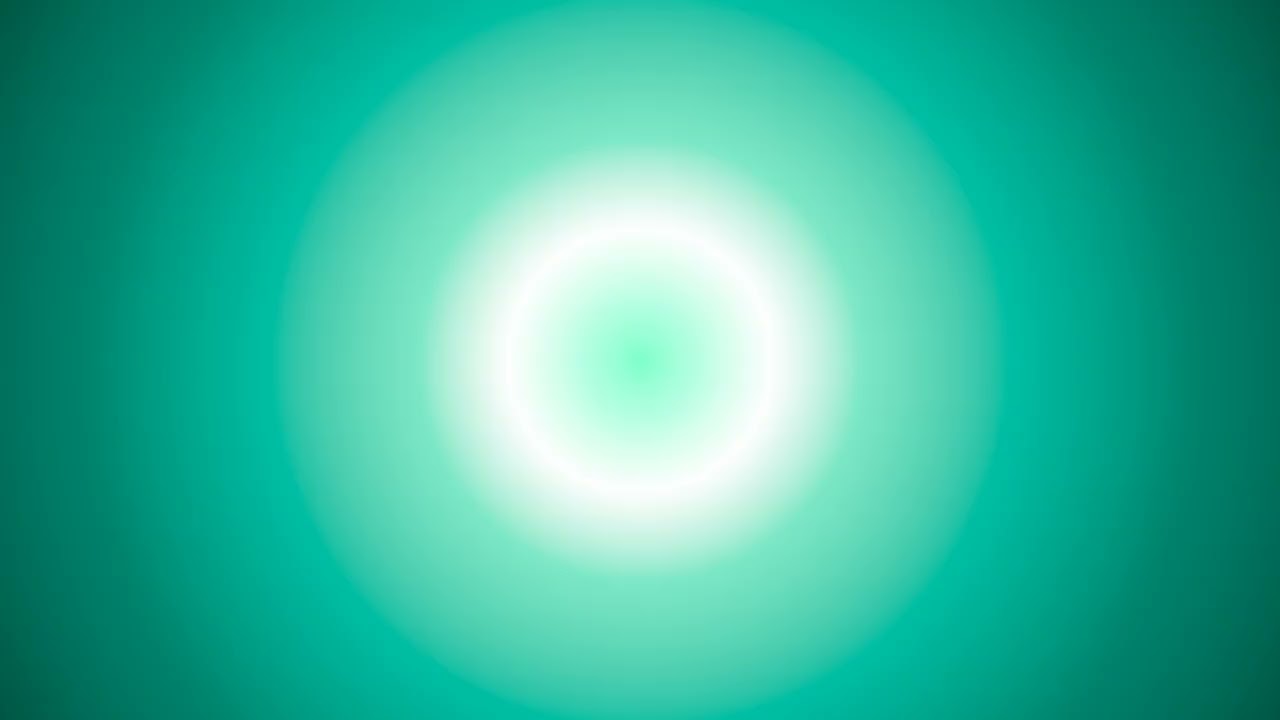 Retro Mint Teal Gradient Background | Cool Teal & White Glow for 2 Hours