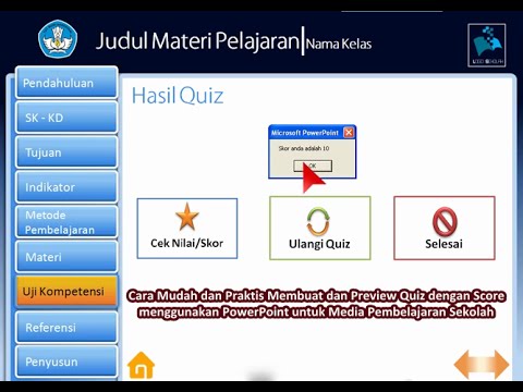 Download Template Quiz dan Score Praktis dengan PowerPoint 