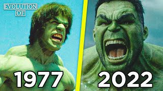 Evolution of HULK Movies And TV (1977 - 2022)
