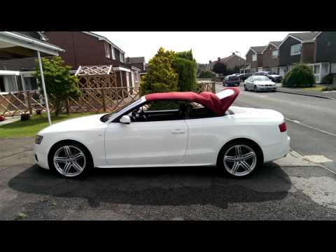Audi A5 Cabriolet Convertible 8F Roof Opening with Remote