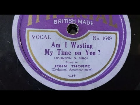 "Am I Wasting My Time On You?" Golden Gate Orchestra (1925) Roaring Twenties '20s jazz for flappers