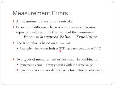 ENGR 313 - 01.01 Introduction to Instrumentation and Measurement