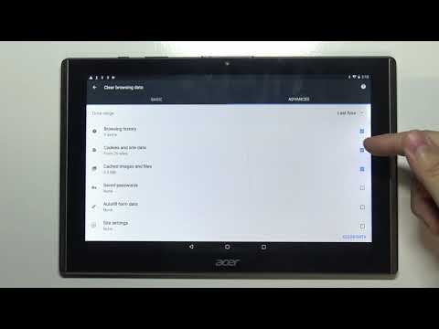 How to Delete Browser History in ACER B3-A40 Iconia One 10 – Wipe Browsing Data