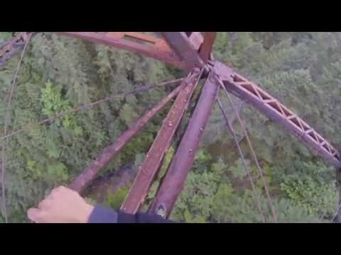 Goldstream Trestle Climb + Hang (POV) Victoria BC.