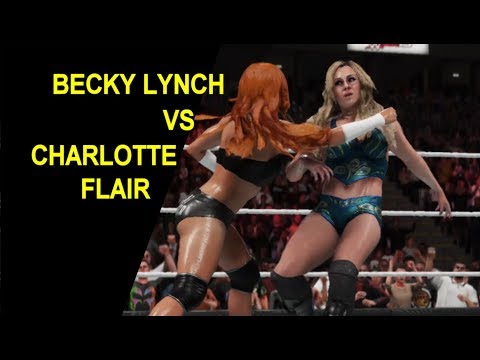 WWE 2K19 Becky Lynch vs Charlotte Flair - Iron Woman
