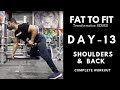 Back & Shoulders Beginners Workout! Day-13 (Hindi / Punjabi)