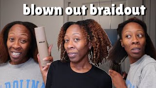 A HUGE WASTE OF TIME |Braidout on blown out hair |Heyknottygirl