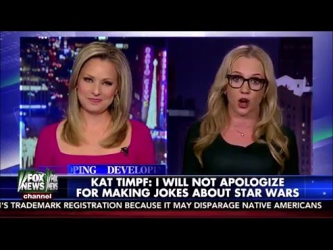 12-22-15 Kat Timpf on The Kelly File - Beauty Queen & Star Wars