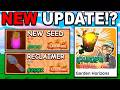 GARDEN HORIZONS NEW UPDATE NEWS Seed Gears More