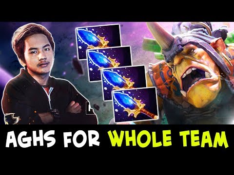 Aghanims for WHOLE team — when InYourDream playing Alchemist