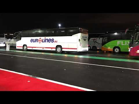 Flixbus stop in Brussels airport P16 October 2018