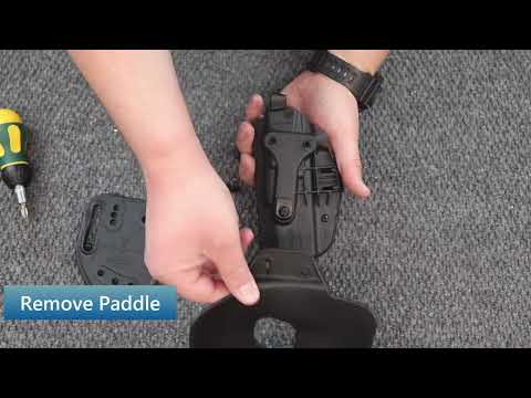 The Safariland® 7378 Concealment Holster | How to Switch from the Paddle to the Belt Loop