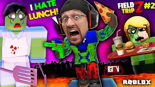 ROBLOX Field Trip Z w/ My HOT Lunch Lady! (FGTeeV&#39;s 2nd Most Horrible School Day)