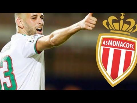 Islam Slimani 🔴 Welcome to Monaco ⚪️ Skills & Goals