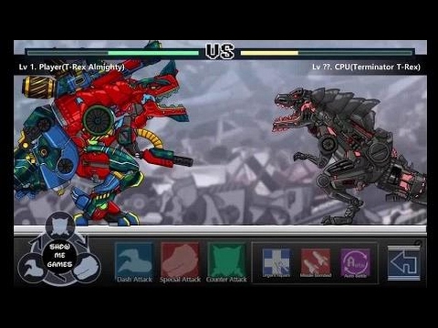 T-REX Almighty Defeated Terminator T-REX Android Game Play 1080 HD Game Show 2016