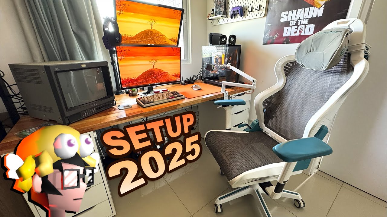 mostrando meu setup de 2025